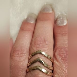 925 MEXICO SILVER ARROW KNUCKLE RING SZ 8